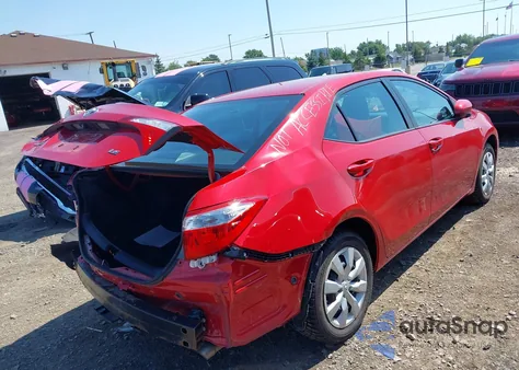 2014 Toyota Corolla Le from USA, damaged, VIN 2T1BURHE8EC188314